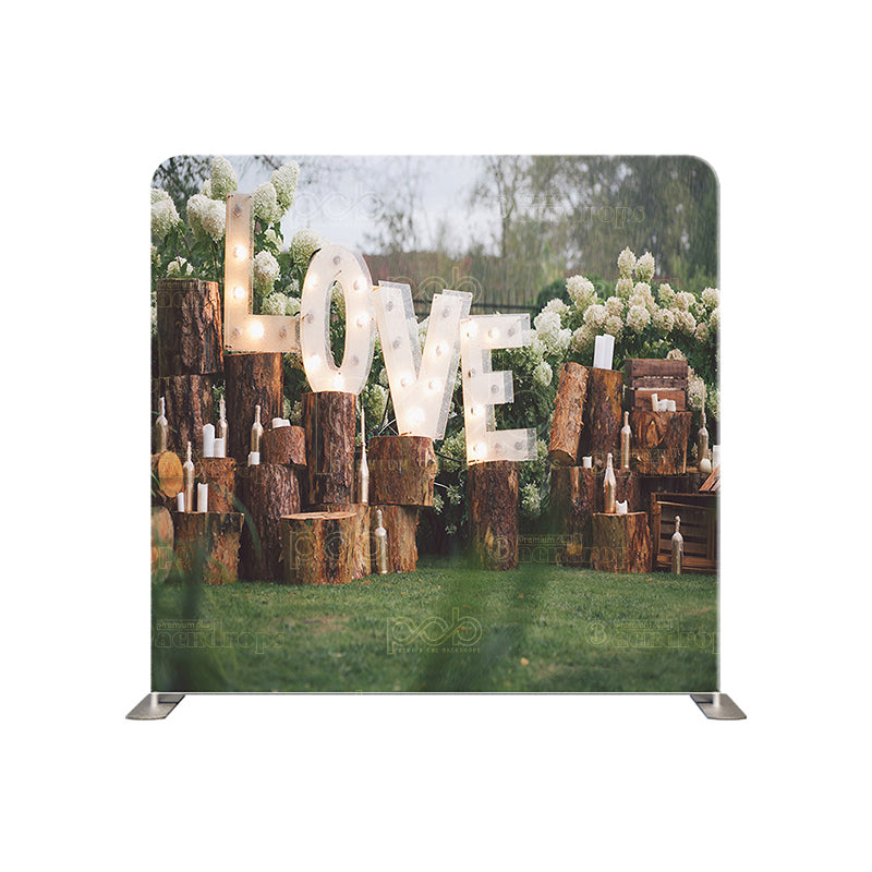 premium one pillowcover backdrops-Sideways Love