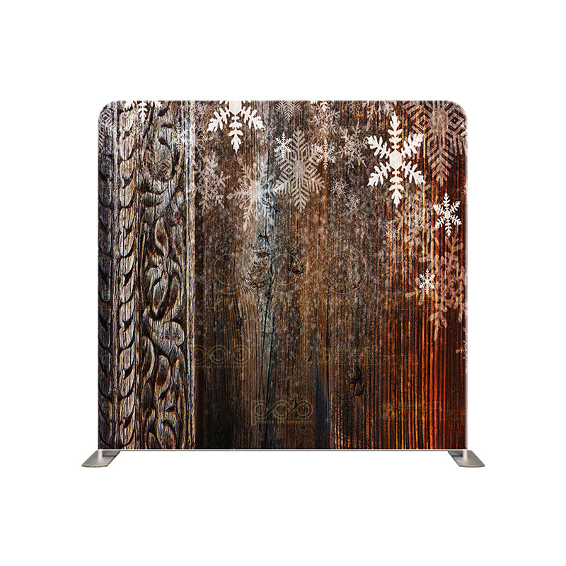 premium one pillow cover backdrops-Snowflake Fall