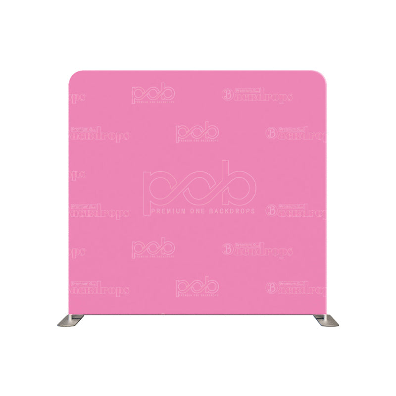 premium one pillow cover backdrops-Solid pink