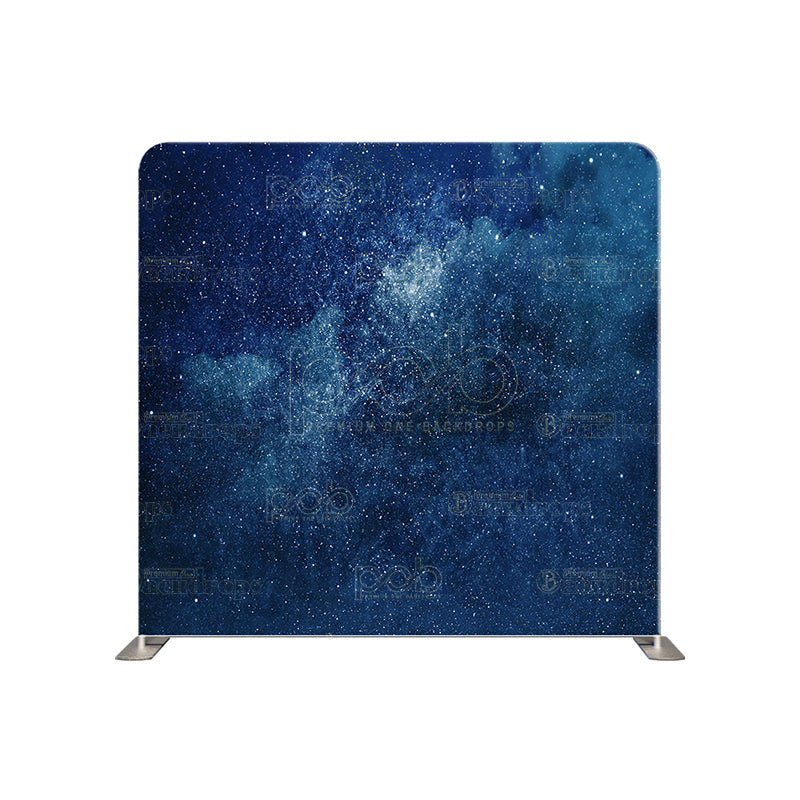 premium one pillow cover backdrops-Space Blue