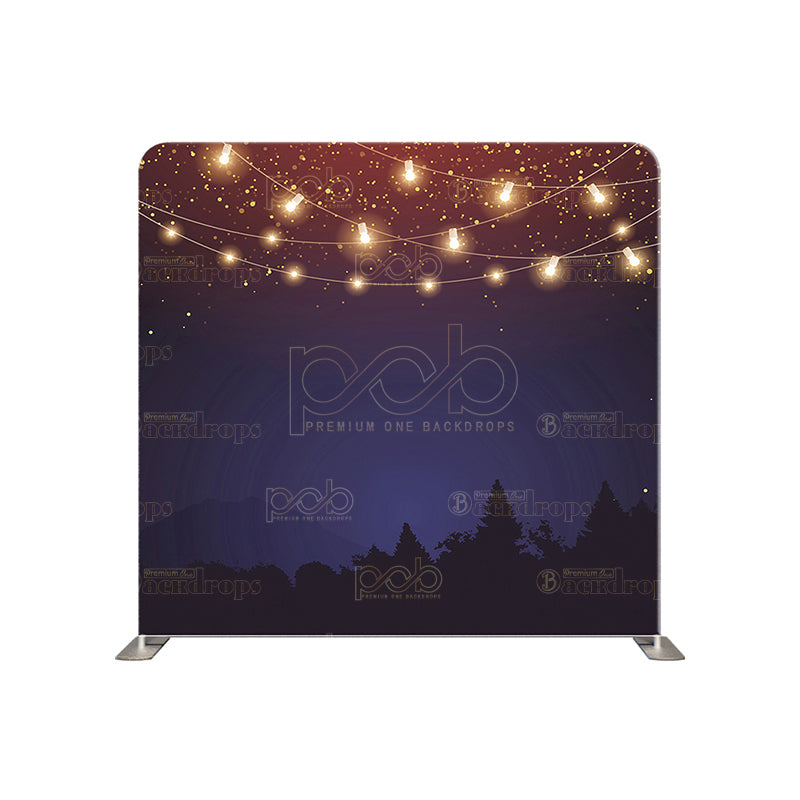 premium one pillow cover backdrops-Sparkle Lights