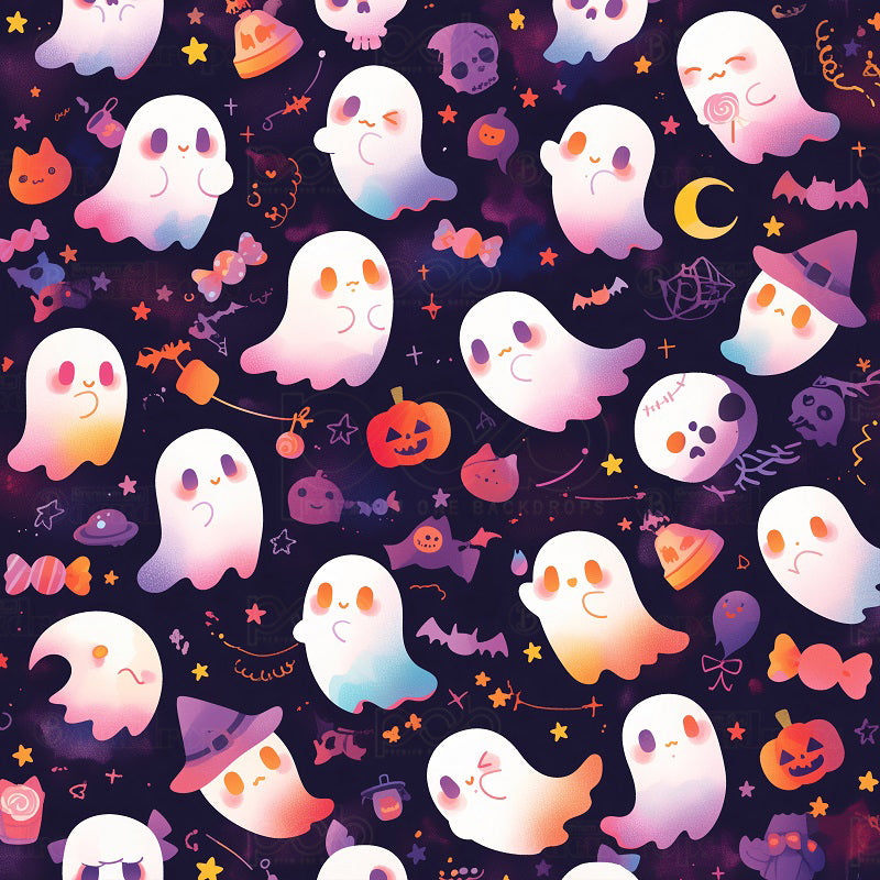 premium one pillowcover backdrops-Spooky Fun