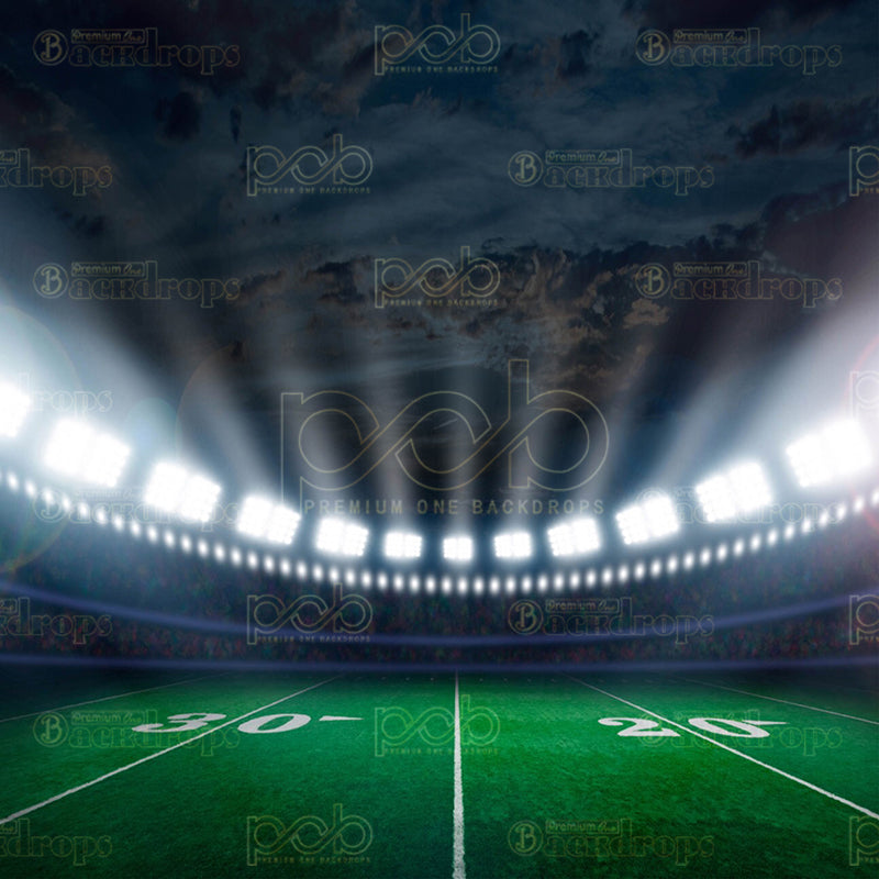 premium one pillowcover backdrops-Stadium Lights