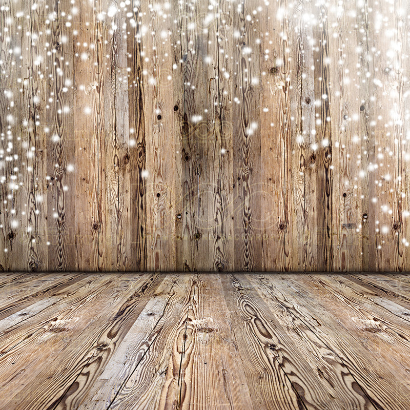 premium one pillowcover backdrops-Starry Wood Grain Fantasy