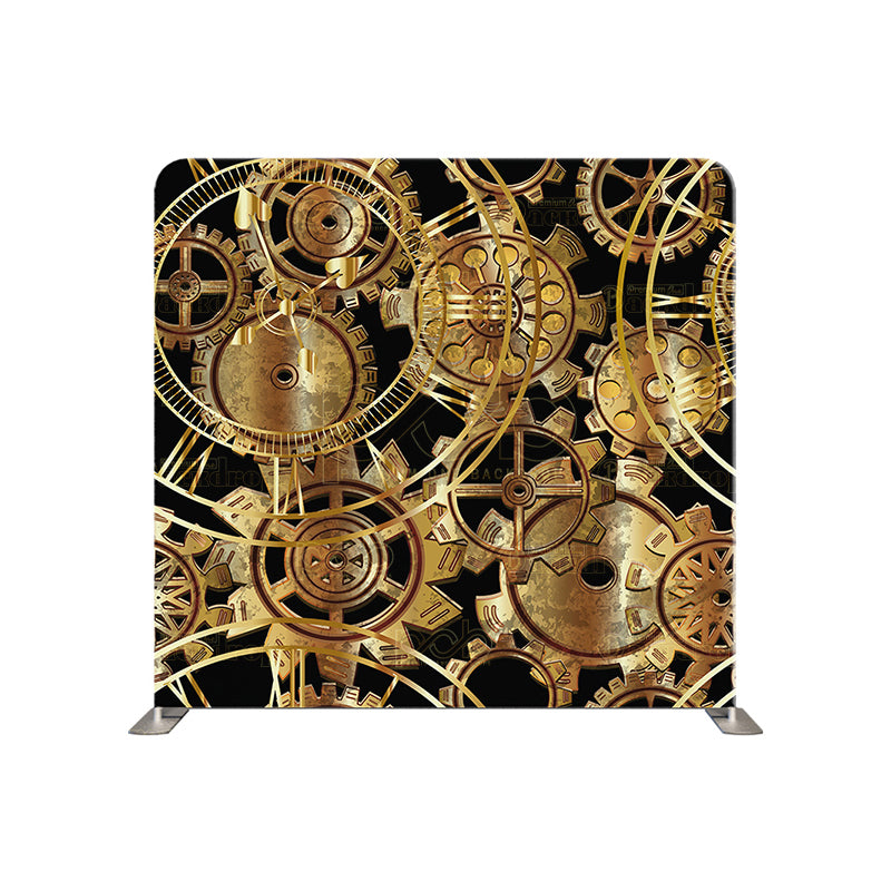 premium one pillowcover backdrops-Steampunk Gears