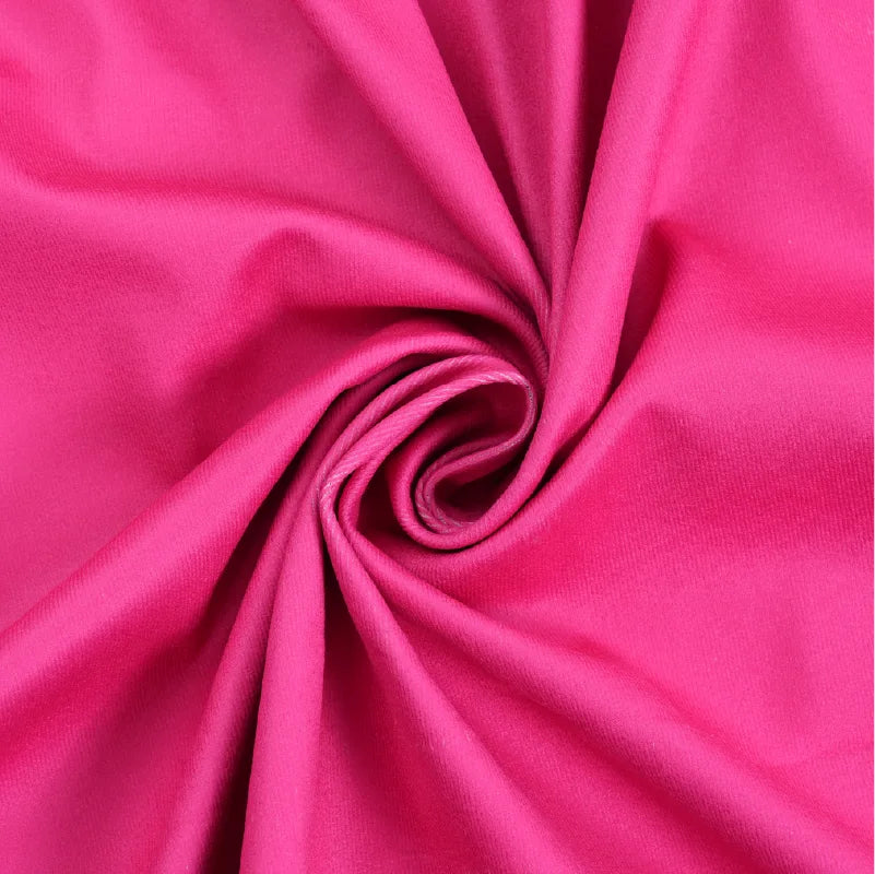 Close-up fabric texture for custom printed 10ft step and repeat banner