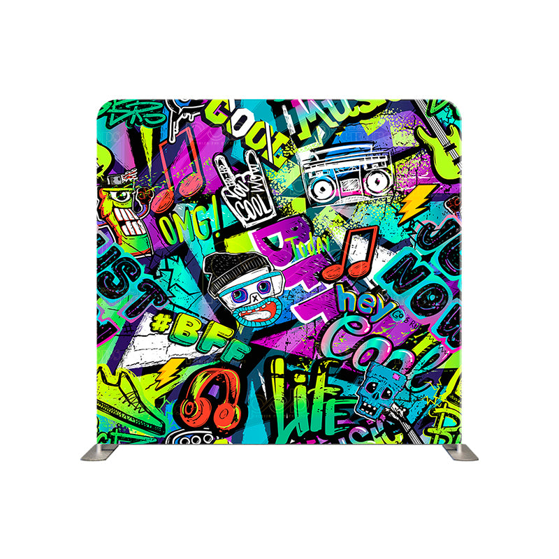 premium one pillowcover backdrops-Street Art