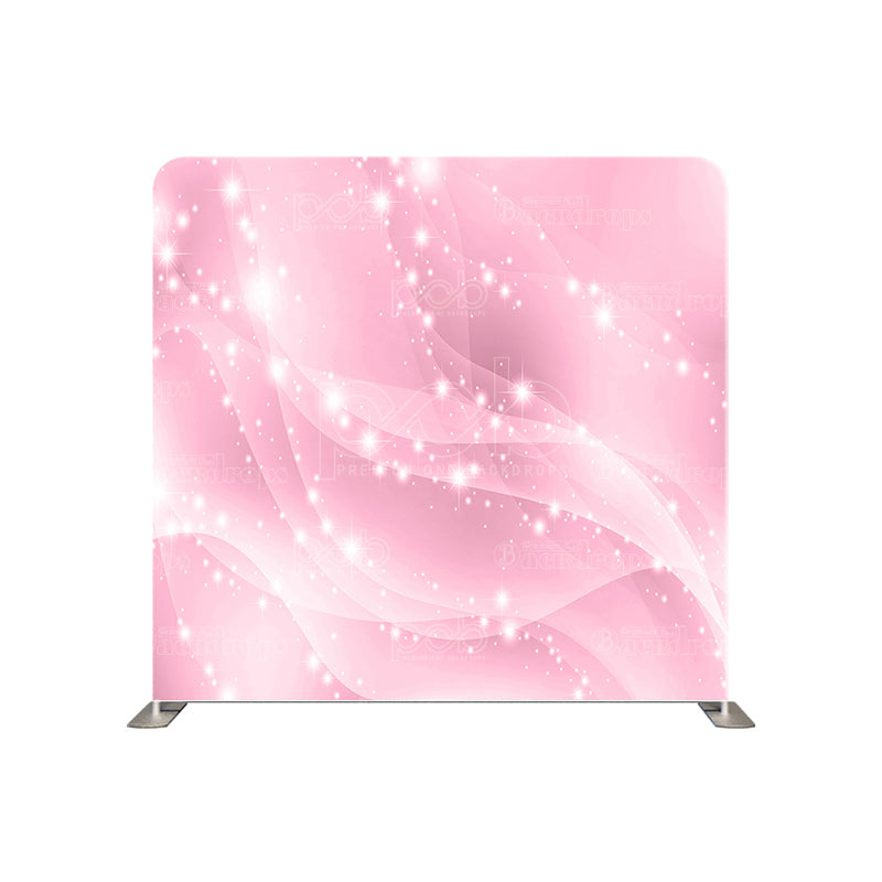 premium one pillow cover backdrops-Sway Pink Sprinkle