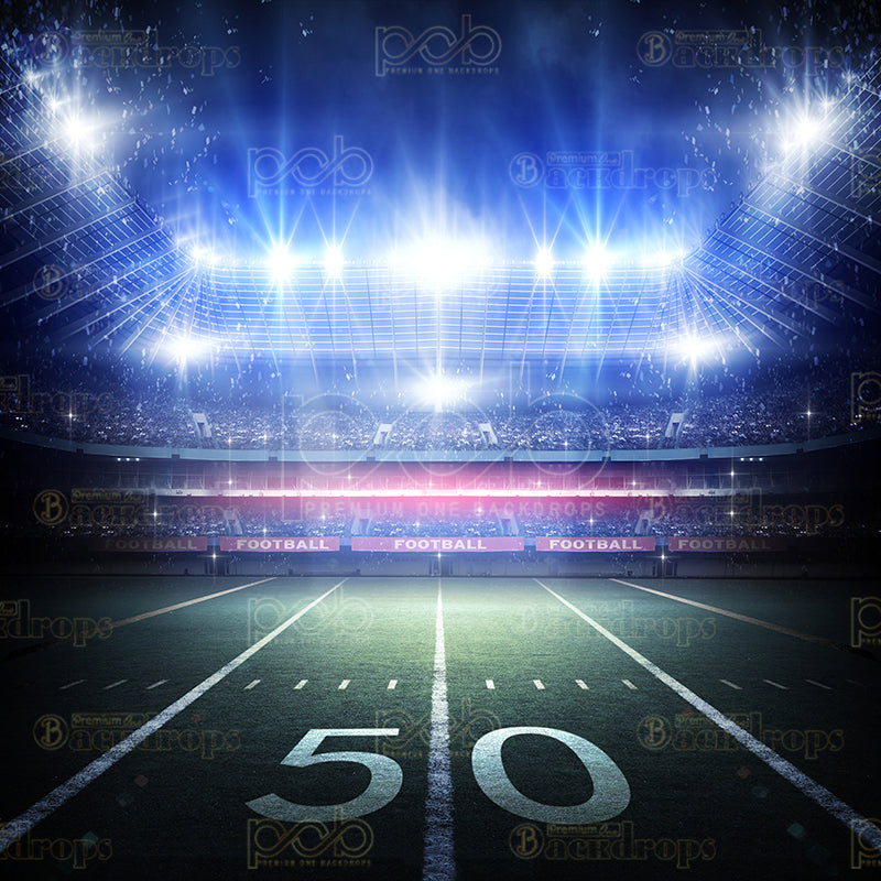 premium one pillowcover backdrops-Tha 50 Yard Line View