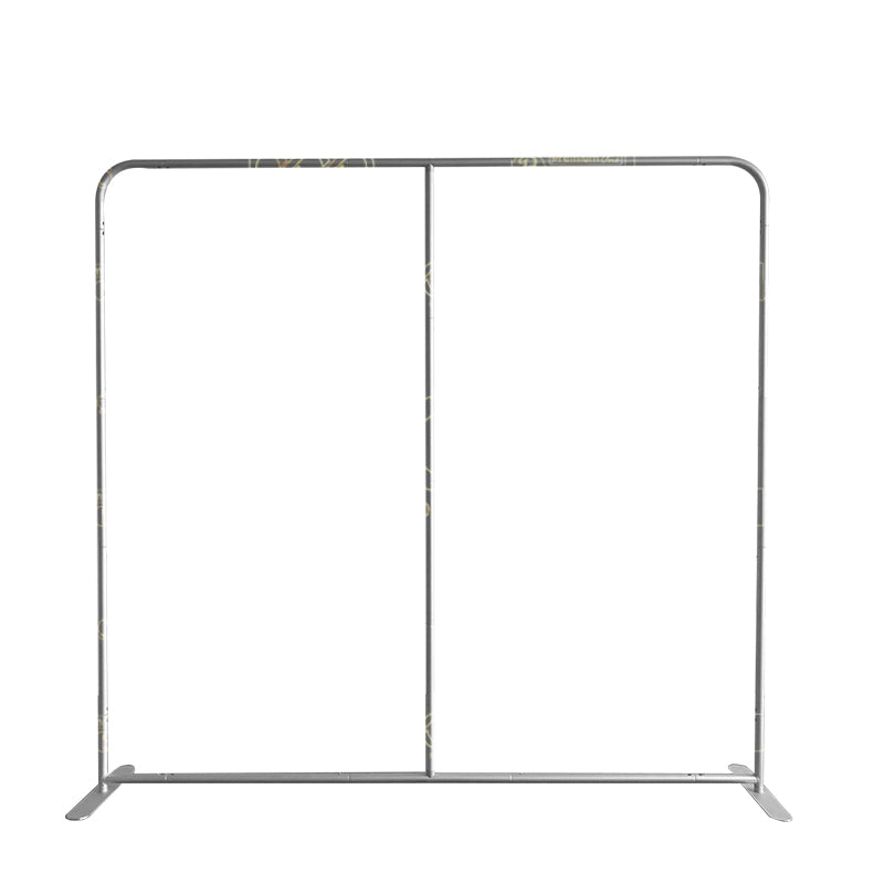 Trade Show Display-Straight Tension Fabric Backdrop With Standard Bases