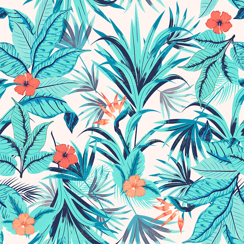 premium one pillowcover backdrops-Tropical Blues