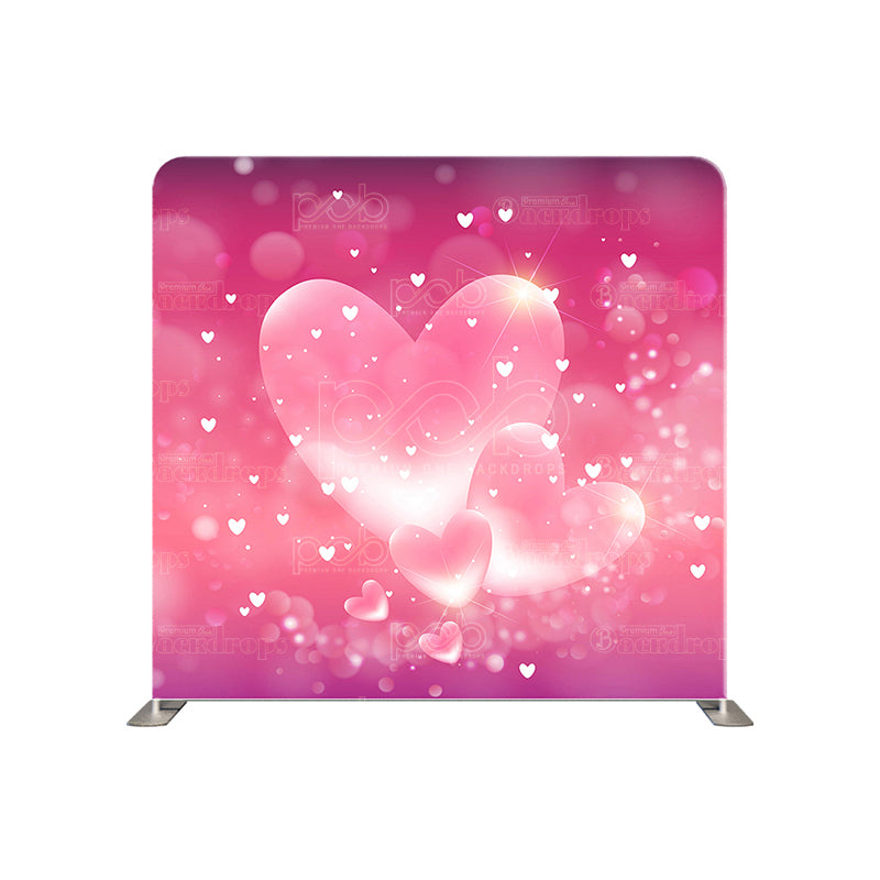 premium one pillow cover backdrops-Twinkle hearts