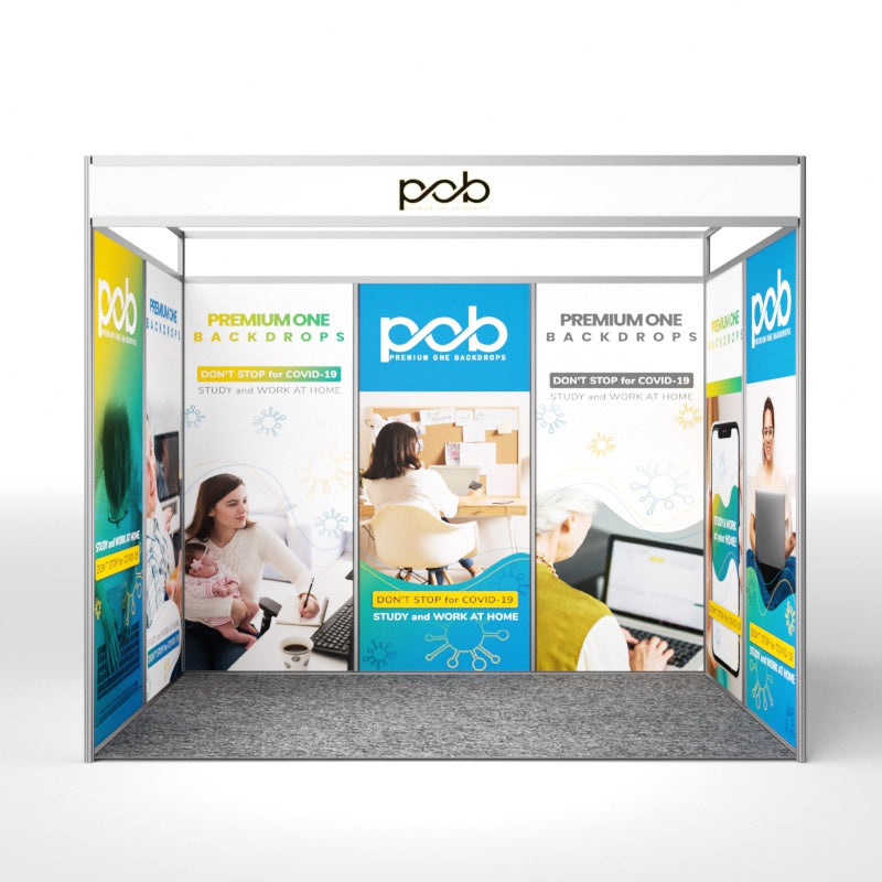 Shell Scheme Exhibition Graphics for 10ft Wide x 6.5ft Depth Booth