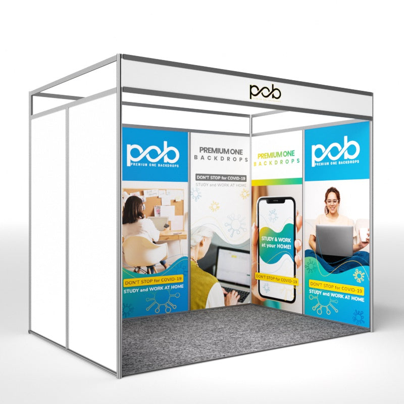 Shell Scheme Exhibition Graphics for 10ft Wide x 6.5ft Depth Booth
