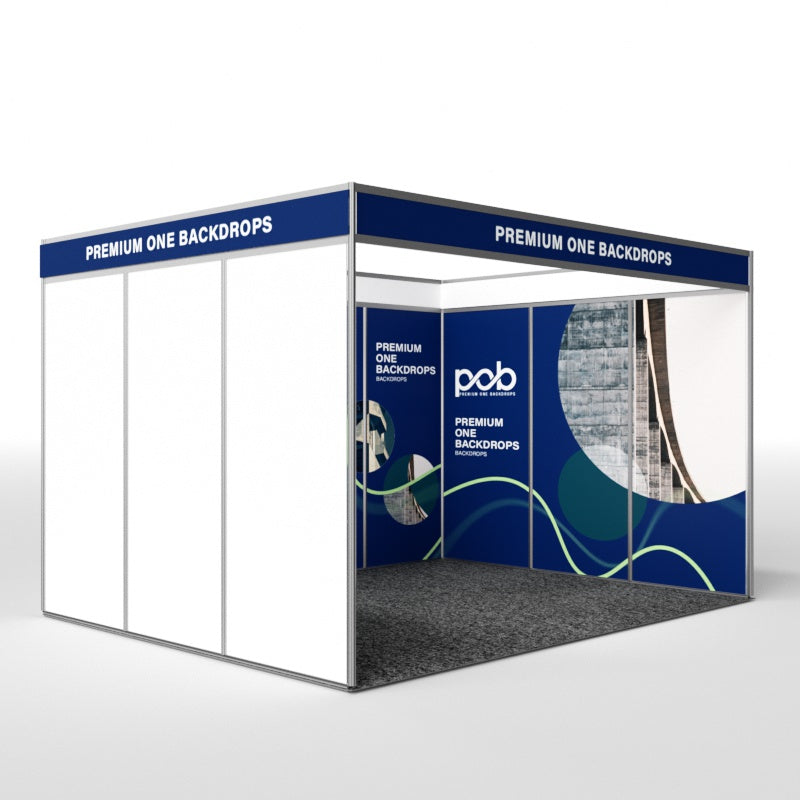 Shell Scheme Exhibition Graphics for 13.2ft Wide x 10ft Depth Booth