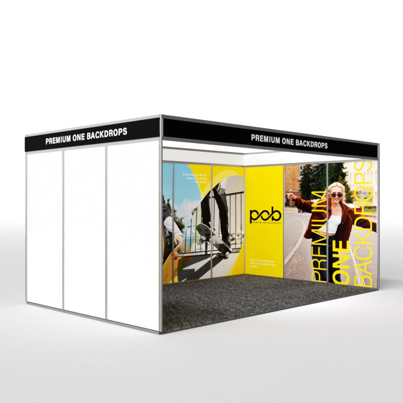 Shell Scheme Exhibition Graphics for 16.4ft Wide x 10ft Depth Booth