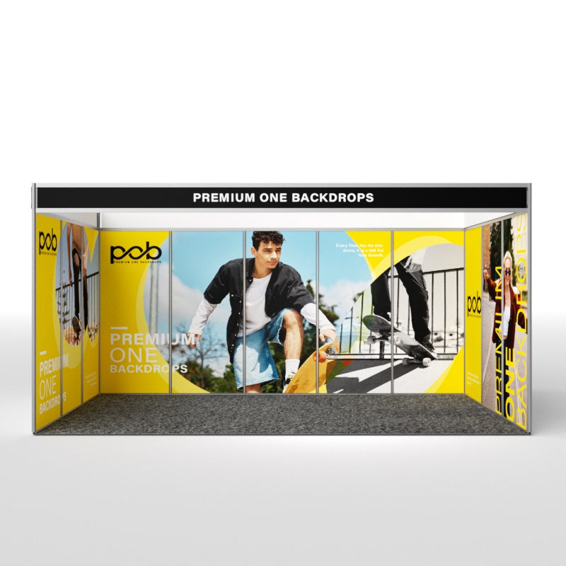 Shell Scheme Exhibition Graphics for 16.4ft Wide x 10ft Depth Booth