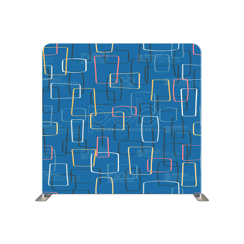 premium one pillowcover backdrops-Vintage Modern Shapes