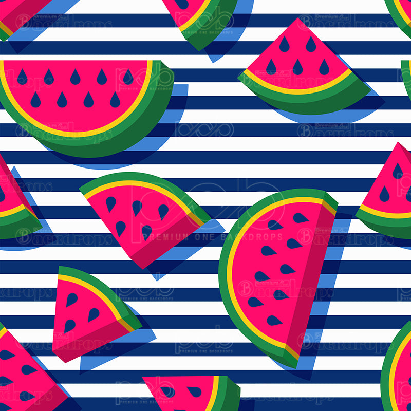 premium one pillowcover backdrops-Watermelon