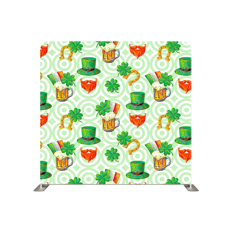 premium one pillowcover backdrops-Wee Lil Leprechaun