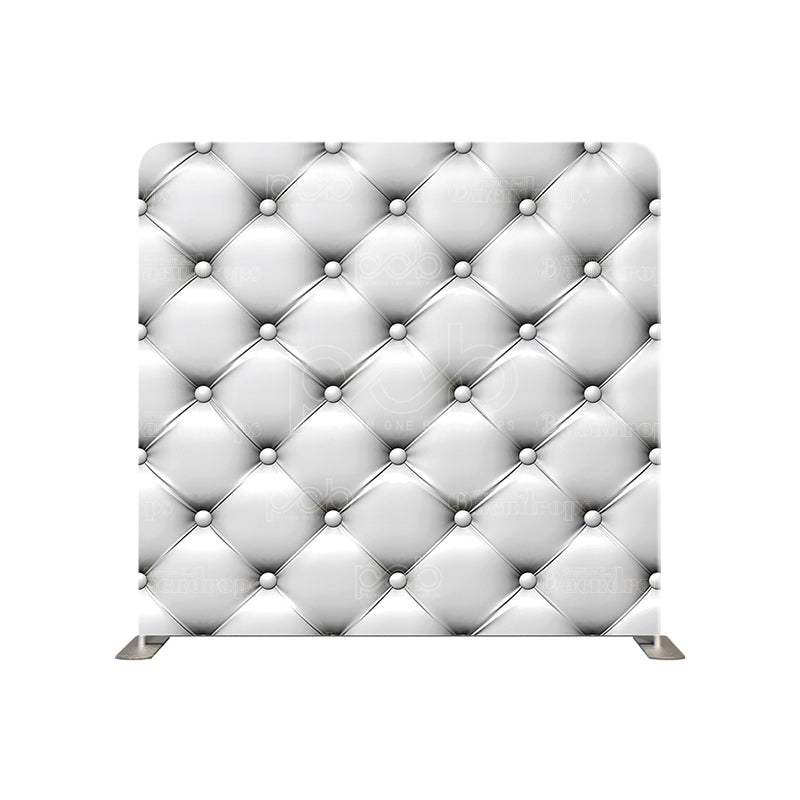 premium one pillowcover backdrops-White Leather