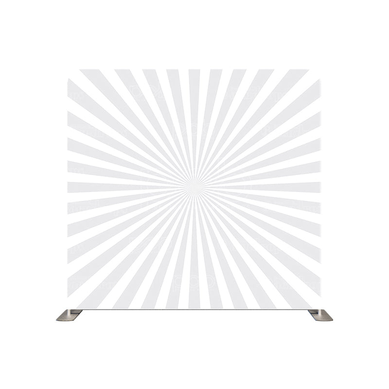 premium one pillow cover backdrops-White Rays