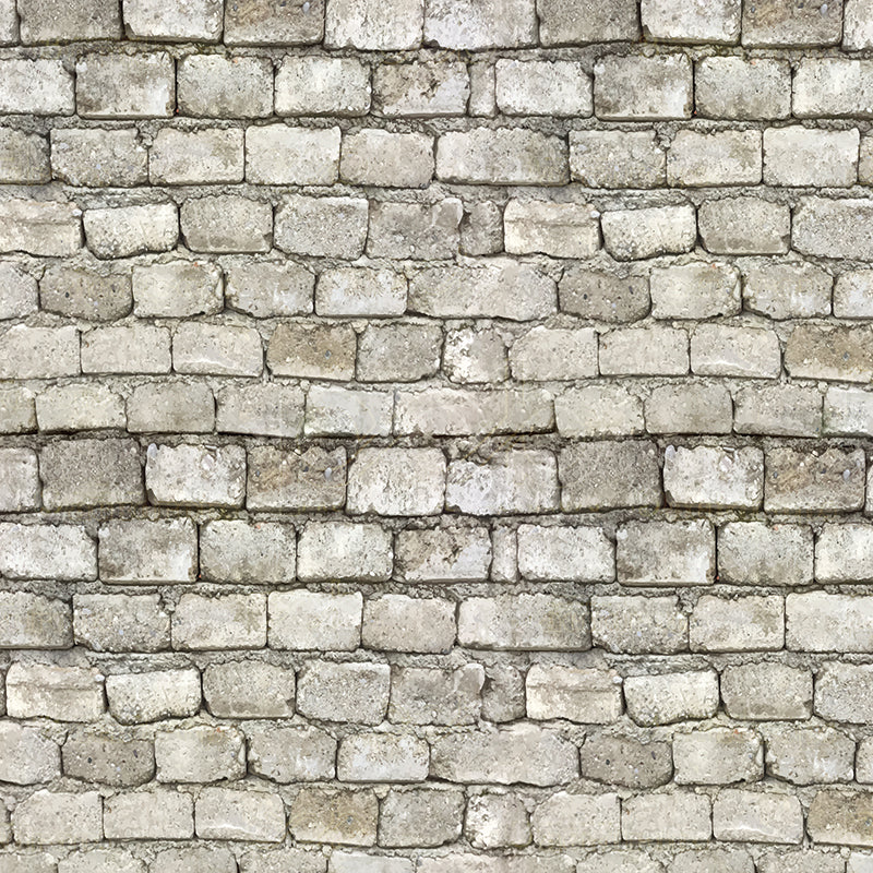 premium one pillowcover backdrops-White wash Brick Wall