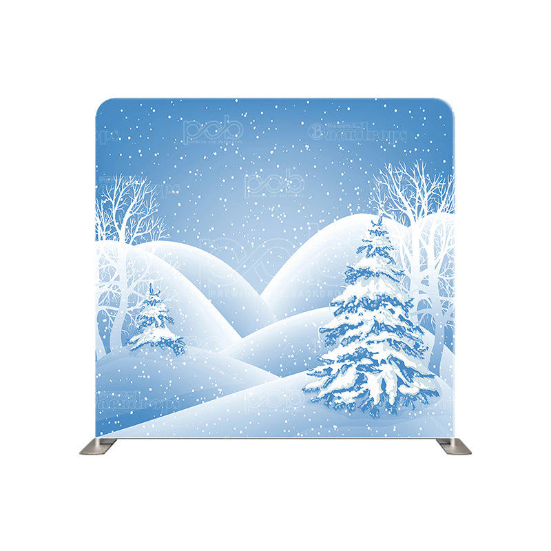 premium one pillow cover backdrops-Winter Days Holiday