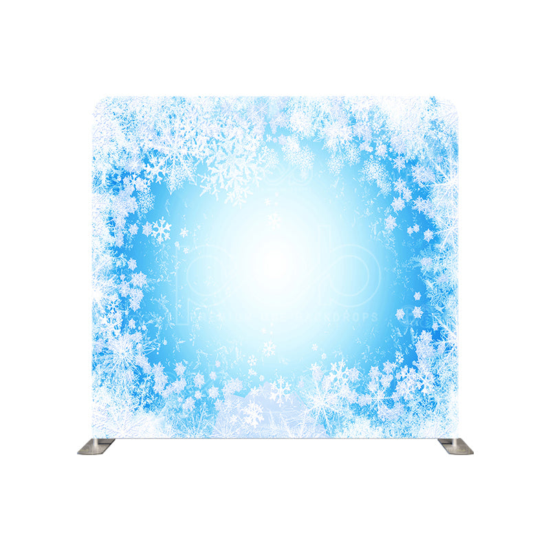 premium one pillowcover backdrops-Winter Frost Frame