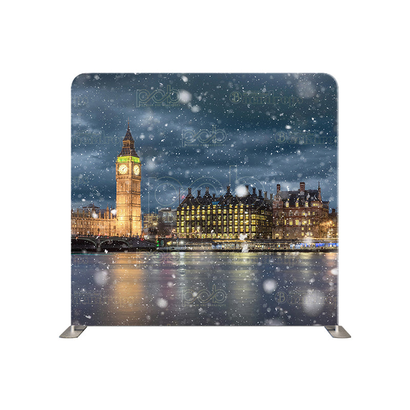 premium one pillowcover backdrops-Winter In London