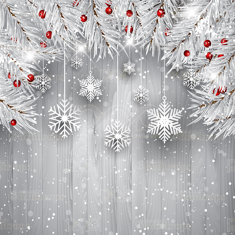 premium one pillowcover backdrops-Winter Pines