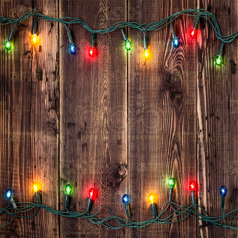 premium one pillowcover backdrops-Christmas Lights