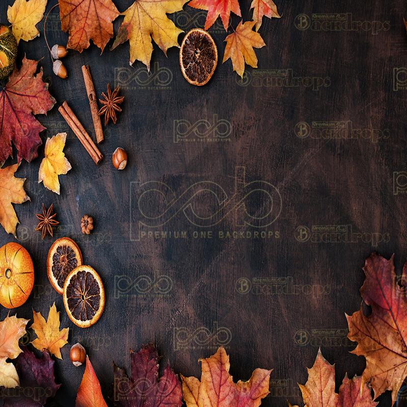 premium one pillowcover backdrops-autumn spice