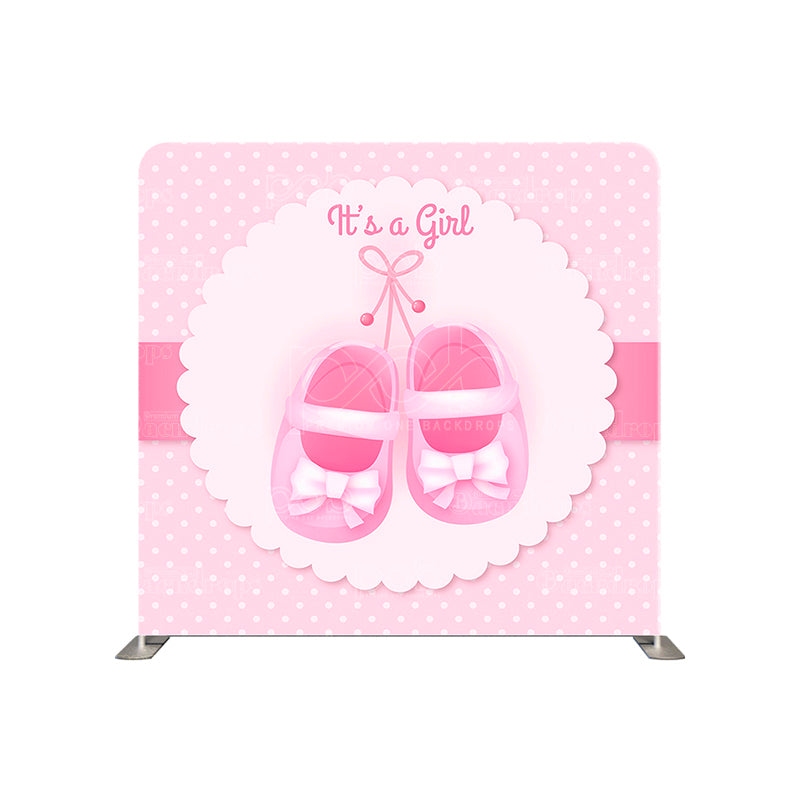 premium one pillowcover backdrops-baby ballerina