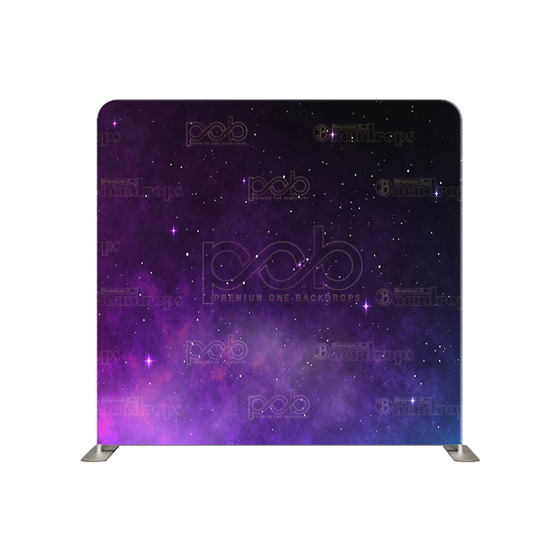 premium one pillowcover backdrops-black with purple smoke