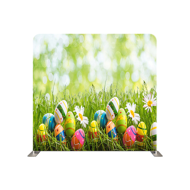 premium one pillowcover backdrops-easter egg hunt