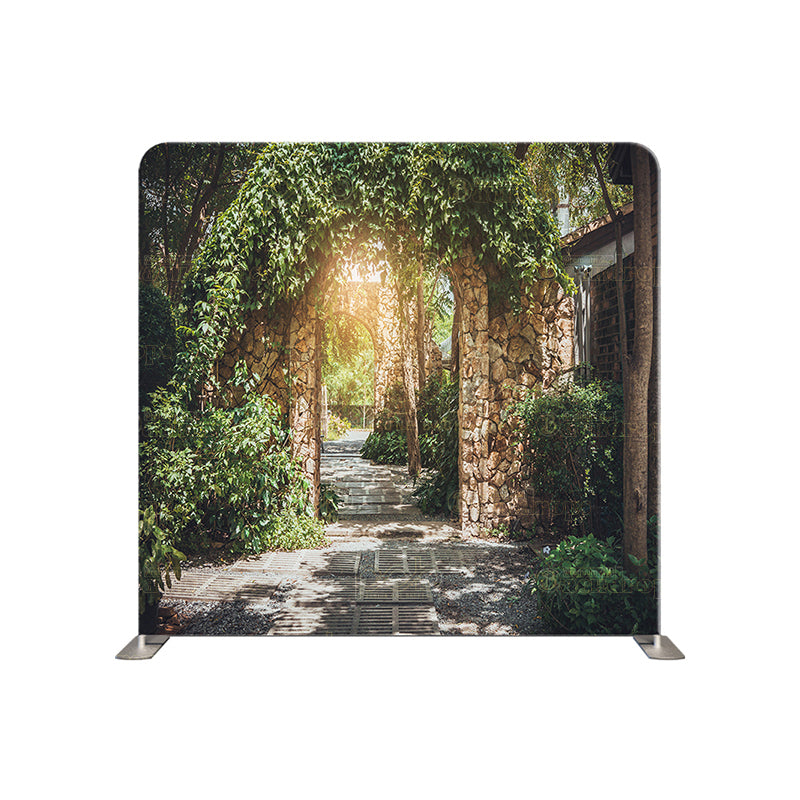 premium one pillowcover backdrops-forest entrance