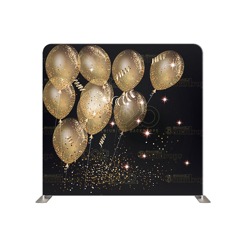 premium one pillowcover backdrops-glitter and glam balloons