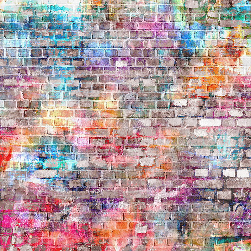 premium one pillowcover backdrops-graffiti brick