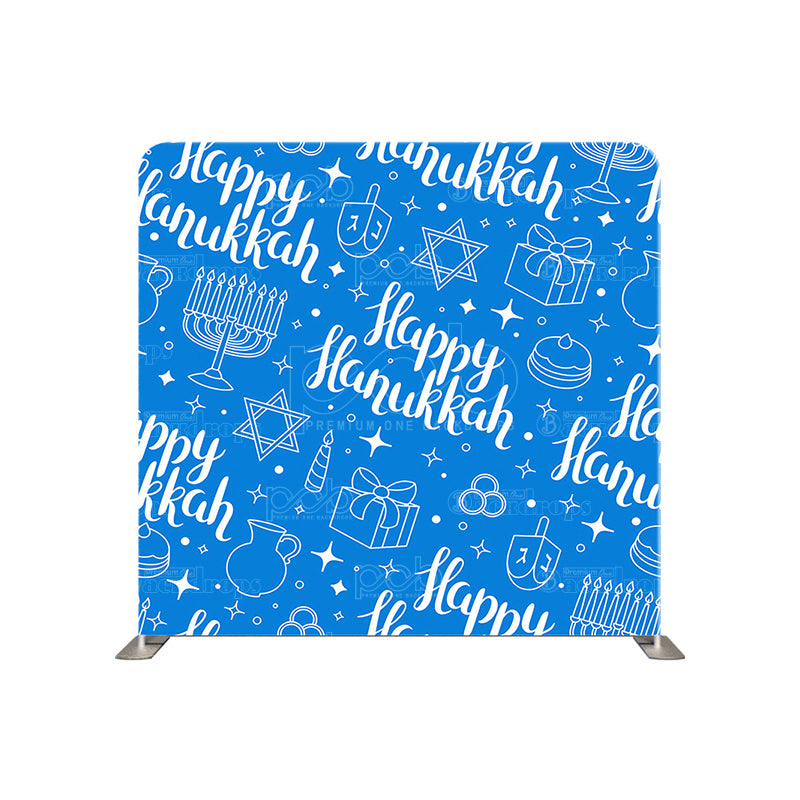 premium one pillowcover backdrops-happy hanukkah