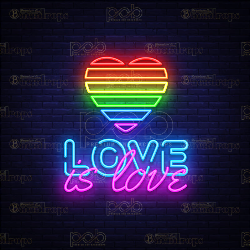 premium one pillowcover backdrops-love is love