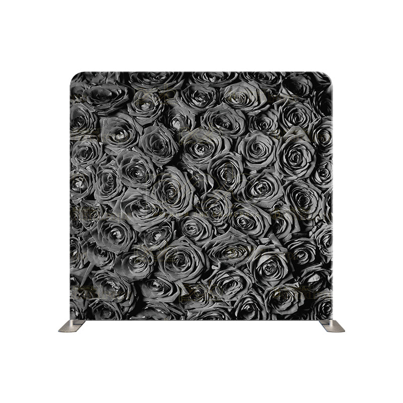 premium one pillowcover backdrops-midnight rose wall