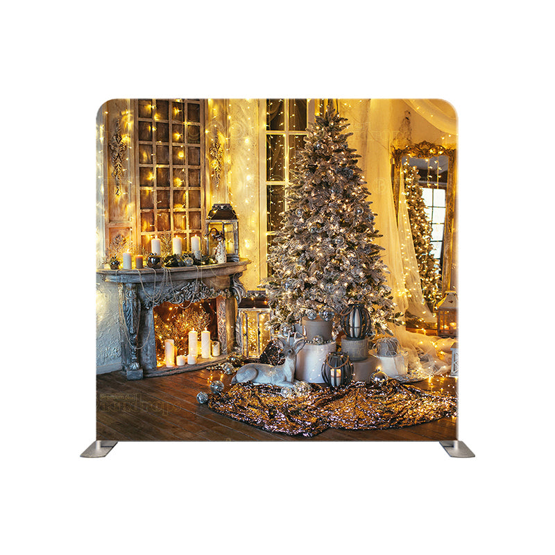 premium one pillowcover backdrops-modern christmas eve