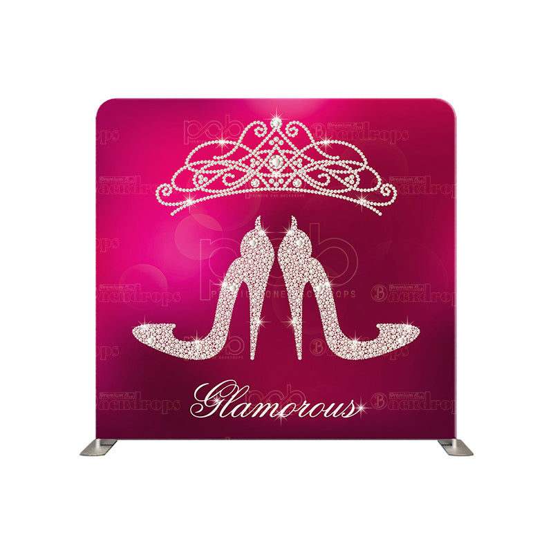 premium one pillowcover backdrops-pink princess