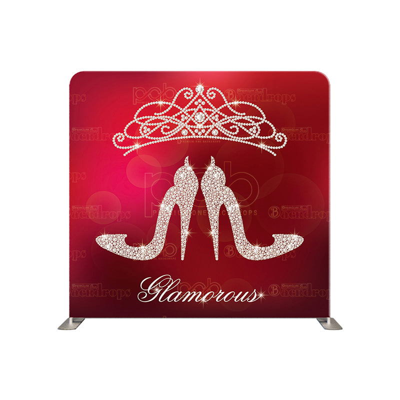 premium one pillowcover backdrops-red princess