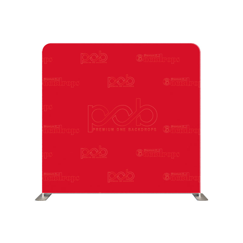 premium one pillow cover backdrops-solid red