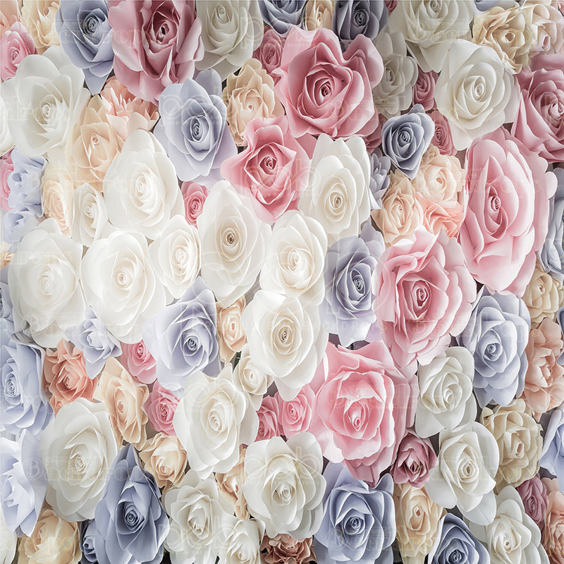 premium one pillowcover backdrops-spring bouquet