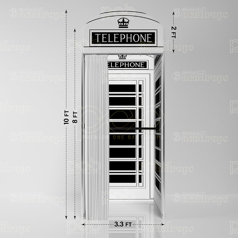 premium one 360 enclosure-telephone booth enclosure