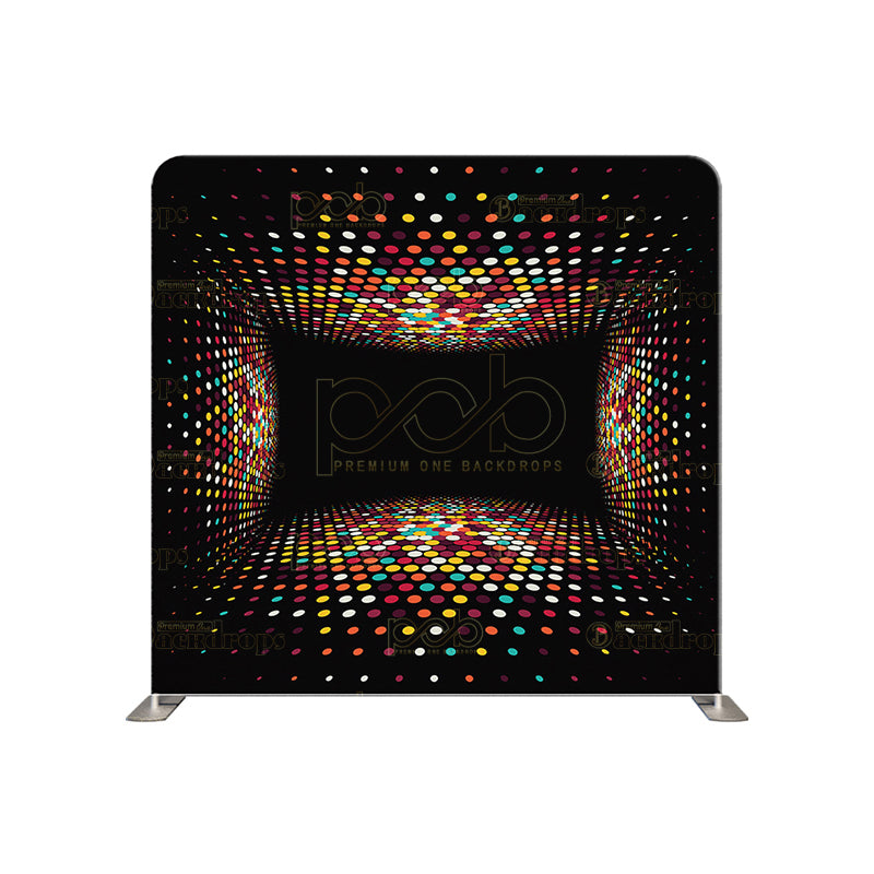 premium one pillow cover backdrops-virtual disco