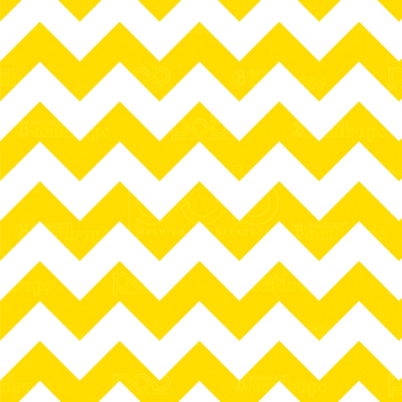 premium one pillowcover backdrops-yellow white chevron